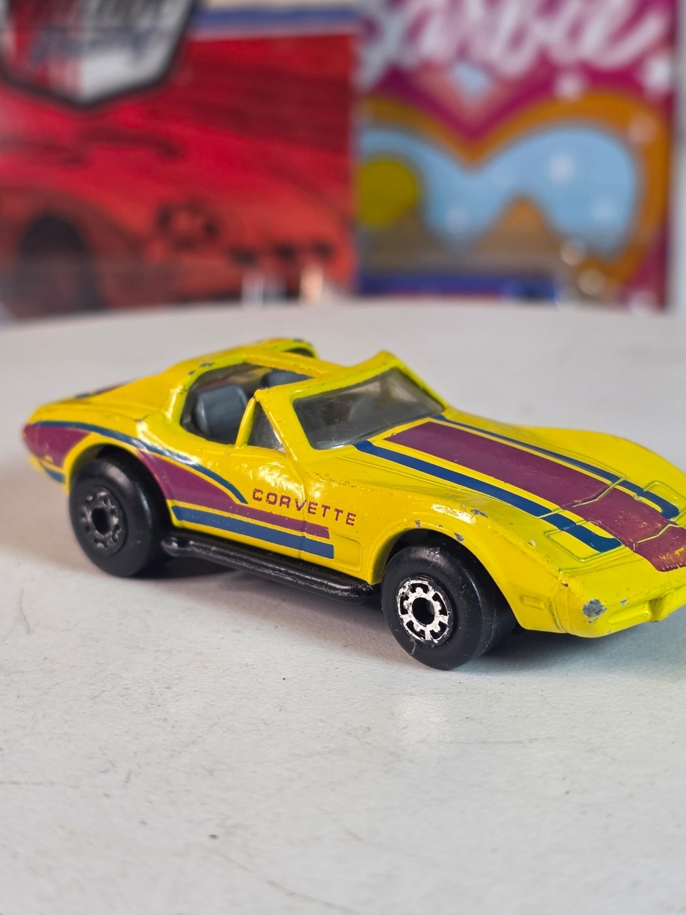 Matchbox Superfast Chevrolet Corvette 1979 Yellow Macau Loose